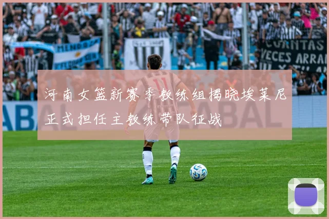 河南女篮新赛季教练组揭晓埃莱尼正式担任主教练带队征战
